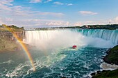 Kanada,Provinz Ontario,Niagarafälle,Horseshoe Falls,Hornblower Canadian Boat Tour