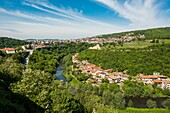 Bulgarien,Veliko Tarnovo,ehemalige Hauptstadt Bulgariens unter dem Zweiten Bulgarischen Reich,bis zu seinem Fall am 17. Juli 1393