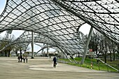 Deutschland,Bayern,München,Olympiapark mit Olympiastadion