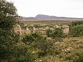 Frankreich,Hérault,Pic Saint-Loup,Geschichte: Altweibersommer in der Landschaft der Cevennen