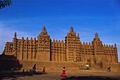 Mali,Sahara,Fluss Niger,Große Moschee von Djenné