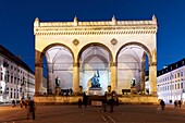 Deutschland,Bayern,München,Odeonsplatz,die Feldherrenhalle