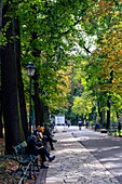 Polen,Woiwodschaft Kleinpolen,Krakau,Stadtteil Stare Miasto,Weltkulturerbe,Altstadt,Spaziergang um die Stadtmauern