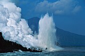 Indonesia, Strait of the Sunda, Eruption of Krakatau Volcano