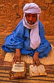 Algerien,Adrar,Chinguetti,Chinguetti besitzt die schönste Bibliothek mit alten Büchern der Sahara