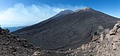 Italy, Sicily, Mount Etna Regional Nature Park, Mount Etna, UNESCO World Heritage Site, North Slope, eruption of July 27, 2019