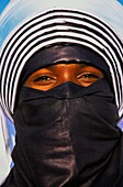 Algeria, Tamanrasset, Portraits of Tuareg at Tafsit party