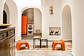 Morocco, Essaouira, Story :  Total renovation of a vintage spirit riad 