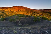 Italy, Sicily, Mount Etna Regional Nature Park, Mount Etna, UNESCO World Heritage Site, North Slope, Mounts Sartorius