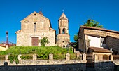 Georgien,Region Kachetien,Festungsdorf Sighnaghi,in die Festungsmauern integrierte Kirche Saint Georges