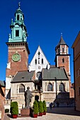 Polen,Woiwodschaft Kleinpolen,Krakau,Bezirk Stare Miasto,Weltkulturerbe,Altstadt,Wawelhügel,Wawelschloss und Basilika St. Stanislaus und Wenzel