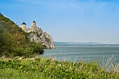 Serbia, Brani&#x10d;evo, Golubac, the fortress of Golubac dates from the 14th century is located on the banks of the Danube