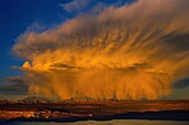 Vereinigte Staaten,Utah,Glen Canyon National Recreation,Regenwolkenformation am Lake Powell