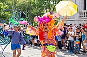 Kanada,Provinz Quebec,Montreal,Montreal Pride Festival,Abschlussparade,LGBTQIA+ Gemeinschaft ((lesbisch,schwul,bisexuell,trans,queer,intersexuell,asexuell))