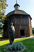 Polen,Woiwodschaft Kleinpolen,Krakau,St. Margarethenkirche,aus Holz gebaut