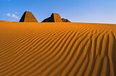 Egypt, Sahara, Site and Pyramids of Meroe, Sudan