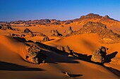 Libyen,Sahara,Landschaften des Akakus-Massivs