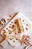 Almond nougat Traditional festive sweets