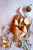 Traditional Australian damper bread with Wattleseed flavour, known for its thick, crispy outside and dense, doughy inside