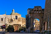 Church of Carmine and Port of San Salvatore, Sciacca, Agrigento, Sicily, Italy, Mediterranean, Europe