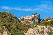 Castelmola, Taormina, Messina, Sicily, Italy, Mediterranean, Europe