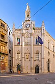 Chamber of Commerce 1851-Arch Gravanti, Town Hall until 1867, Agrigento, Sicily, Italy, Mediterranean, Europe