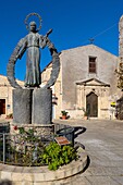 Kloster des hl. Antonius des Abtes,Gangi,Palermo,Sizilien,Italien,Mittelmeer,Europa