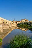 Römische Brücke,Fluss Guadalquivir,Córdoba,UNESCO-Welterbe,Andalusien,Spanien,Europa