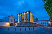 Tempel der Diana,römischer Tempel,UNESCO-Welterbe,Evora,Alentejo,Portugal,Europa