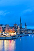 Limmat River, Zurich, Switzerland, Europe