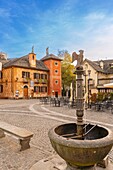 City Hall, Piazza Risorgimento, Santa Maria Maggiore, Valle Vigezzo, Val d'Ossola, Verbania, Piedmont, Italy, Europe