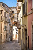 Bell tower, Corso Marcelli, Isernia, Molise, Italy, Europe