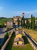 Campo San Rocco,alter napoleonischer Friedhof,Levizzano,Castelvetro di Modena,Modena,Emilia-Romagna,Italien,Europa