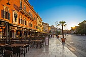 Piazza Bra,Verona,UNESCO-Welterbestätte,Venetien,Italien,Europa