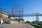 Gasometer, Ostiense district, Rome, Lazio, Italy, Europe