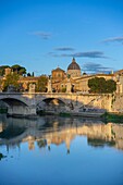 St. Peter's Basilica, Vatican City, UNESCO World Heritage Site, Rome, Lazio, Italy, Europe