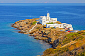 Chrisopigi Monastery, Sifnos Island, Cyclades, Greek Islands, Greece, Europe