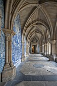 Gotischer Kreuzgang der Kathedrale von Porto (Se do Porto),römisch-katholische Kathedrale,UNESCO-Weltkulturerbe,Porto (Oporto),Norte,Portugal,Europa