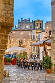 Piazza Antonio Criscuolo, old town, Mesagne, Brindisi, Salento, Apulia, Italy, Europe