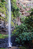 View of the heart-shaped waterfall just outside Jamestown on Saint Helena, South Atlantic Ocean