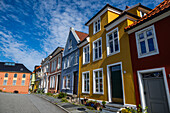 Historische Häuser in Bergen,Vestland,Norwegen,Skandinavien,Europa