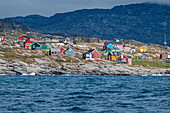 Kleines Dorf Oqaatsut,Westgrönland,Dänemark,Polargebiete