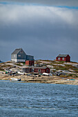 Kleines Dorf Oqaatsut,Westgrönland,Dänemark,Polargebiete