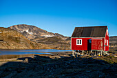 Buntes Haus,Kulusuk,Grönland,Dänemark,Polarregionen