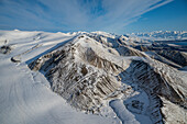 Aerial of Axel Heiberg island, Nunavut, Canadian Arctic, Canada, North America