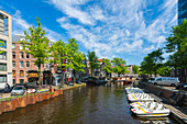 Prinsengracht-Kanal,Amsterdam,Niederlande,Europa