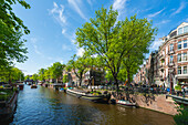 Prinsengracht-Kanal,Amsterdam,Niederlande,Europa