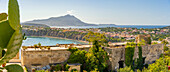 Blick auf alte Festungsanlage,Terra Murata,Procida,Phlegräische Inseln,Golf von Neapel,Kampanien,Süditalien,Italien,Europa