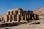 Der Tempel von Ramses II (Das Ramesseum),UNESCO-Welterbe,Theben,Luxor,Ägypten,Nordafrika,Afrika