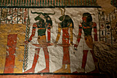 Tomb of Nefertari, Valley of the Queens, UNESCO World Heritage Site, Thebes, Egypt, North Africa, Africa